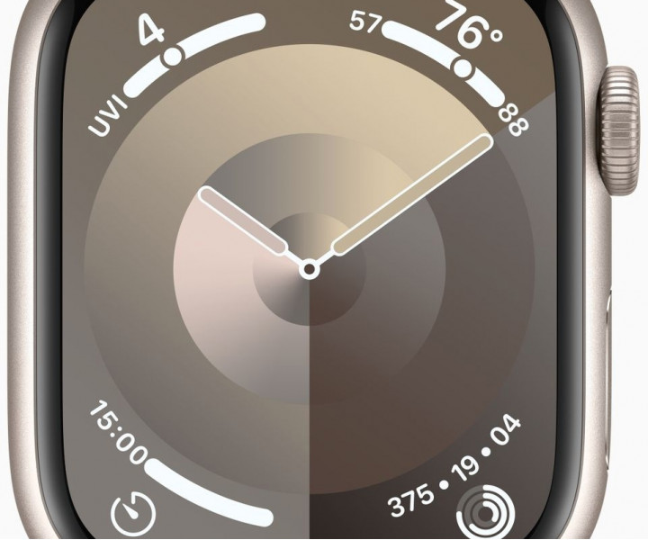 Apple Watch Series 9 GPS 41mm Starlight Aluminum Case with Starlight Sport Loop (MR8V3)